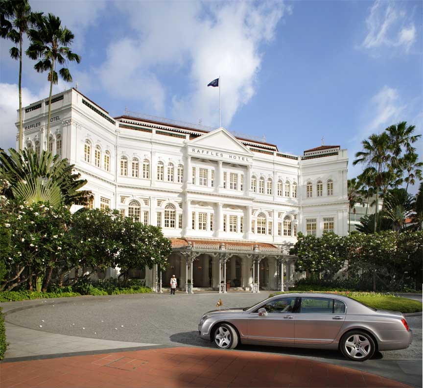 Raffles Hotel Facade (Day)- Bentley