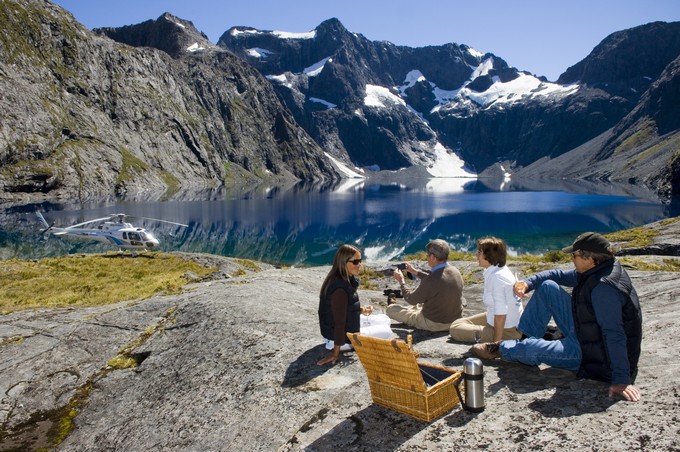 Alpine Picnic In Queenstown, New Zealand