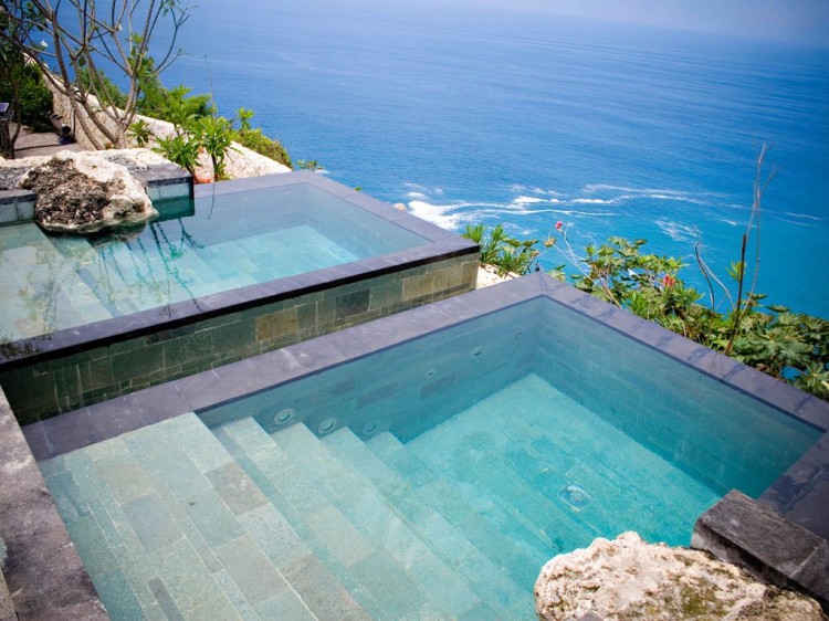 Hot & cold plunge pools, Bulgari Resort Bali