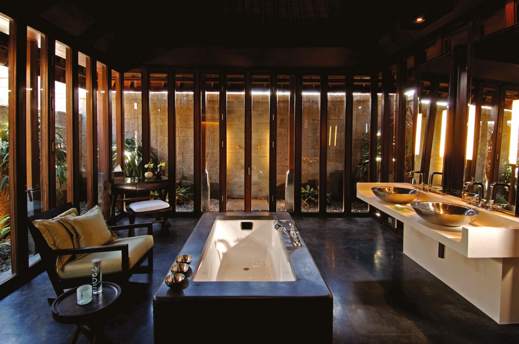 Bathroom in the one bedroom villa, Bulgari Resort, Bali