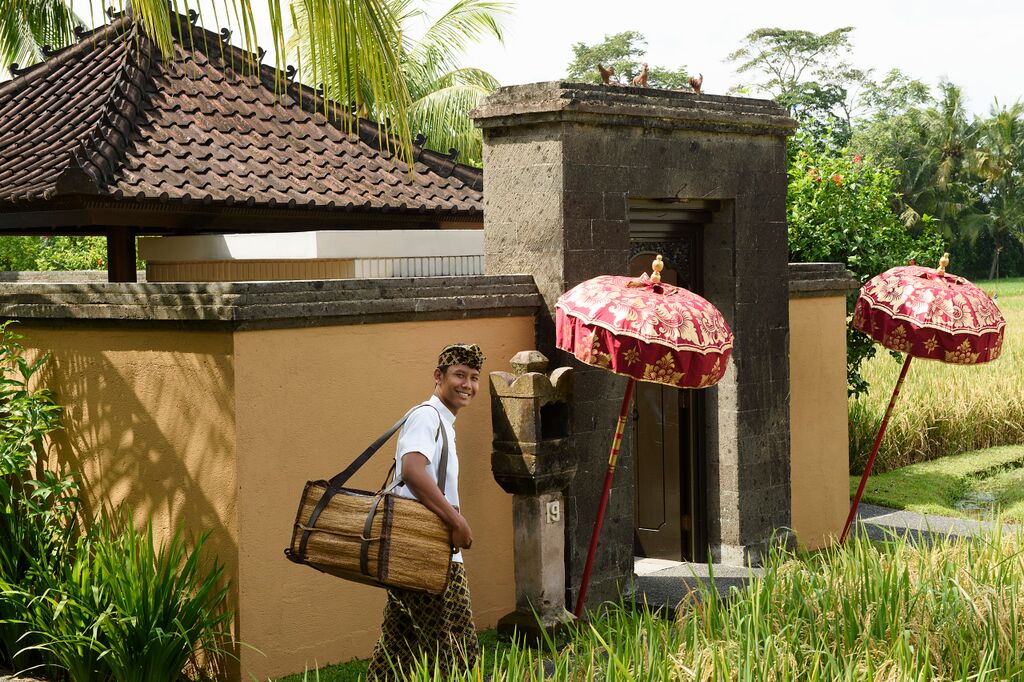 Our personal butler at The Chedi Ubud