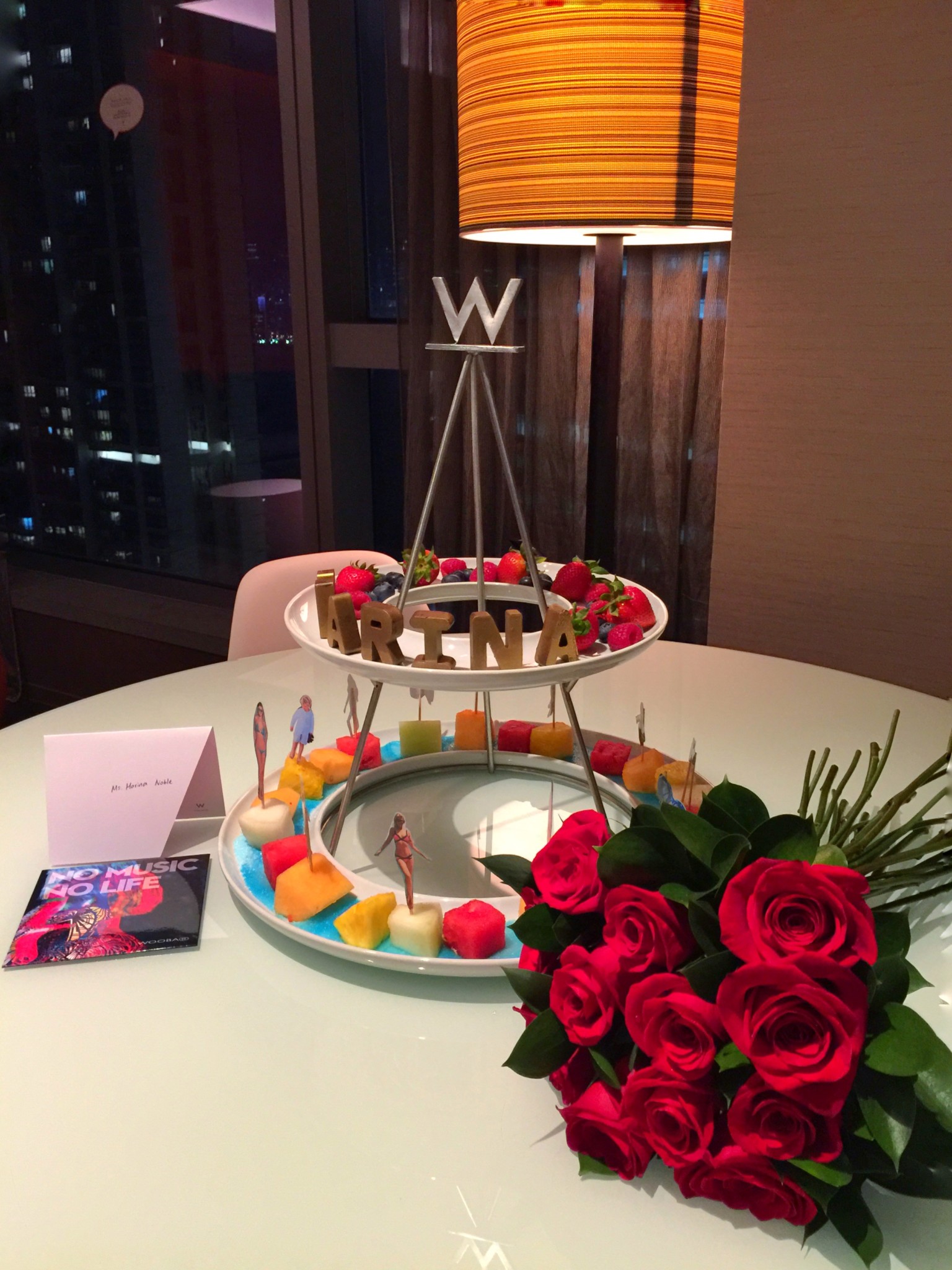 Warm welcome at W Hong Kong