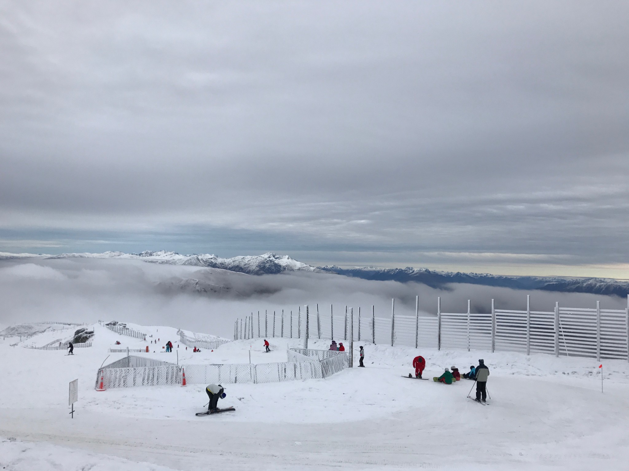 Perfect setting for a day of skiing at Cardrona