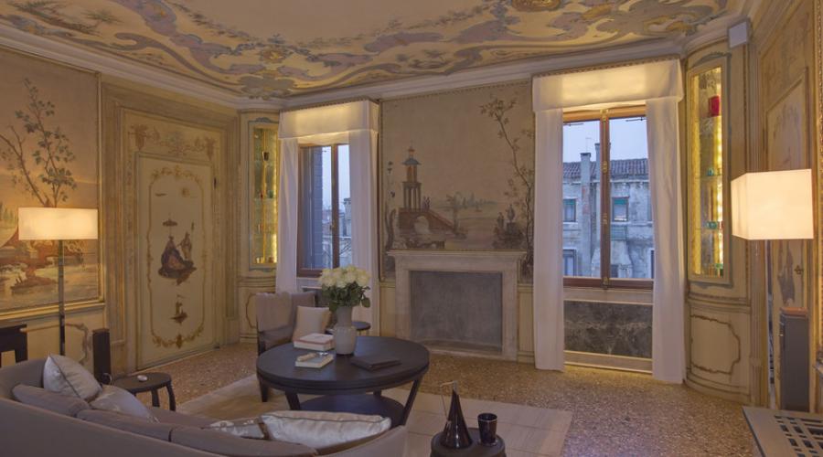 Aman Canal Grande Venice - Alcove Tiepolo Living Room