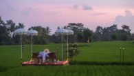 Private dining amidst the rice paddies in The Chedi Ubud